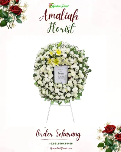 Krans Bunga Duka Cita di Jelijih Punggung